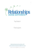 Relationships Done Differently Manual